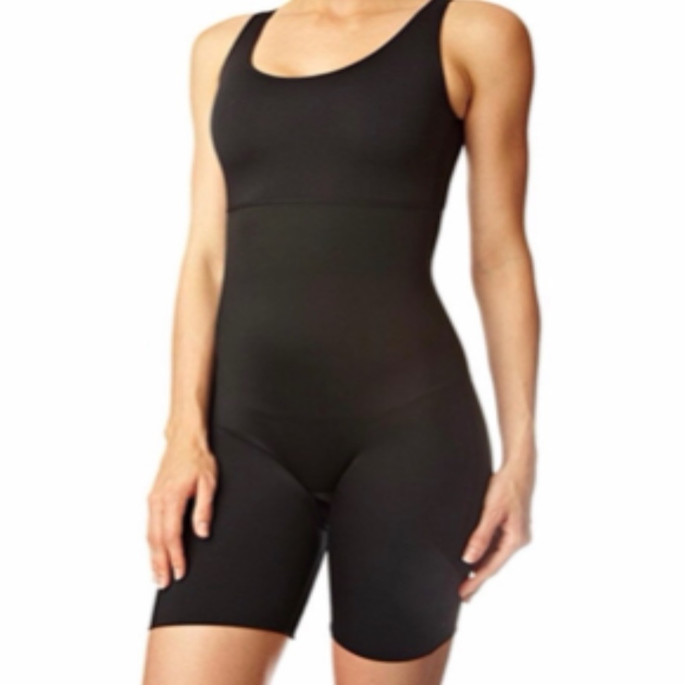 SPANX Black Hide and Sleek Shapewear Bodysuit NEW